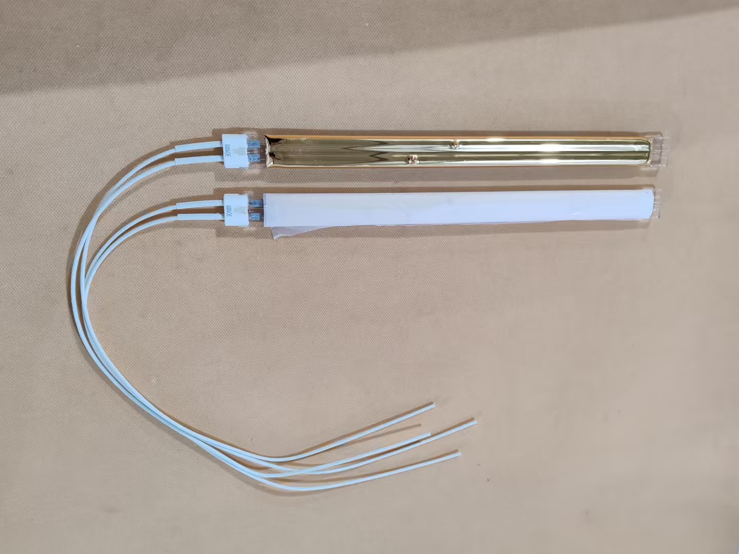 1000w 2000w 354mm replacement infrared halogen lamp half white reflector heat tube