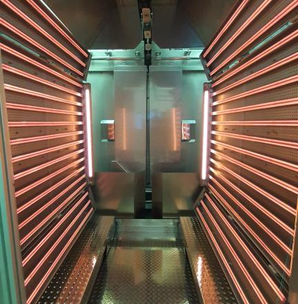 Automotive plastic processing IR