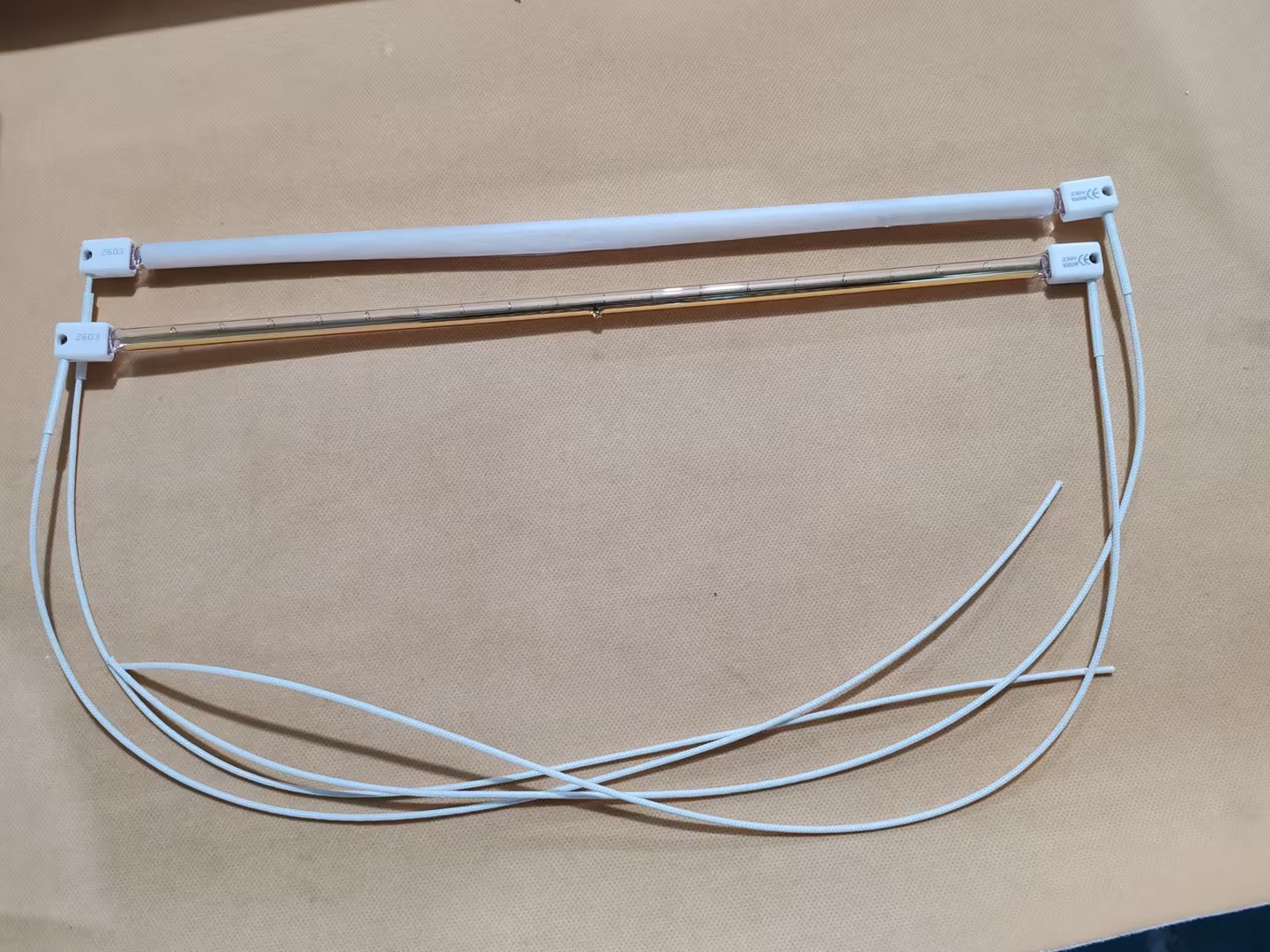 customized heat lamp halogen ir lamp for printing machine